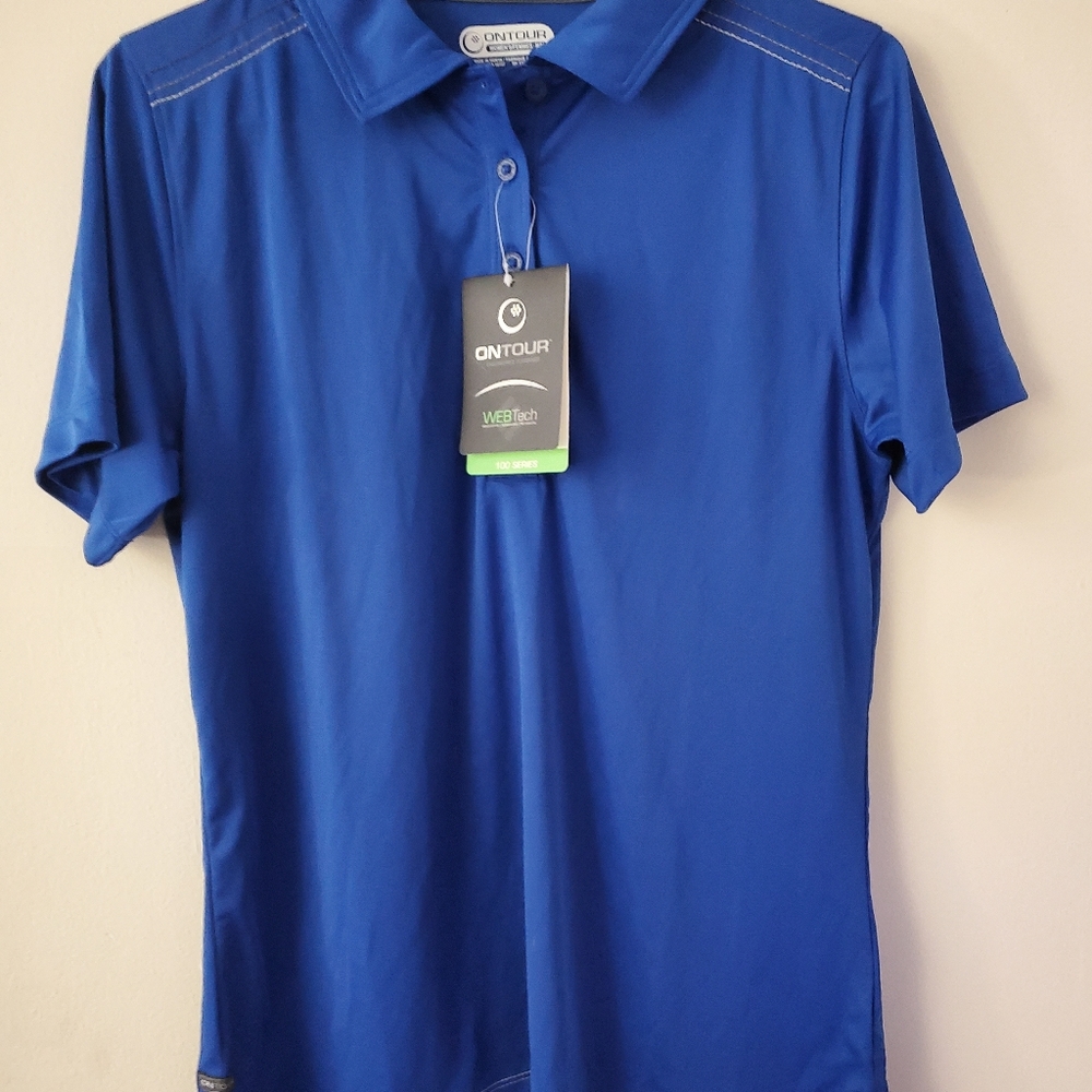On tour women golf polo shirt